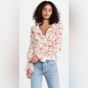 Free People Amanda Ruffle Top